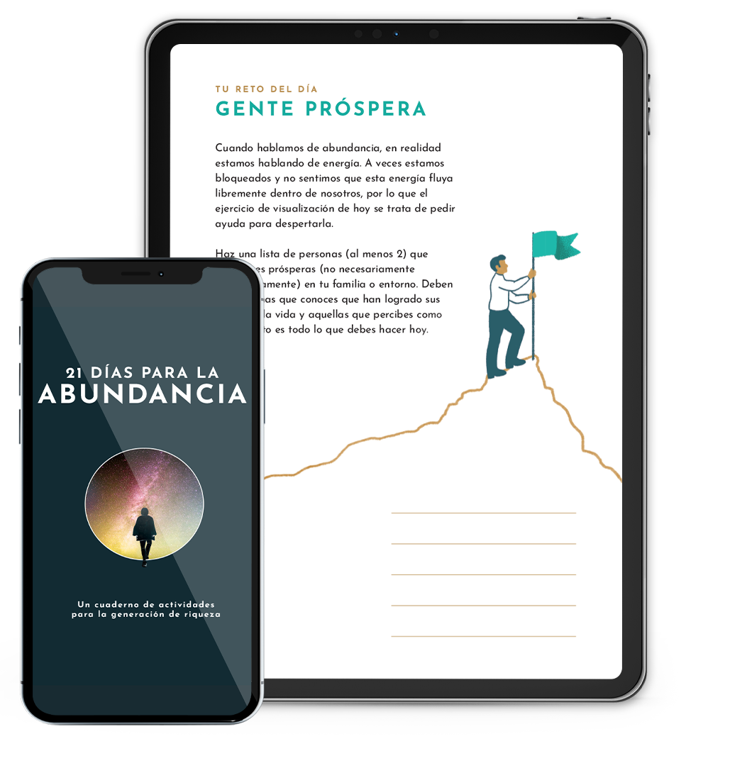 Le journal guidé de l'abondance (couverture rigide personnalisée)