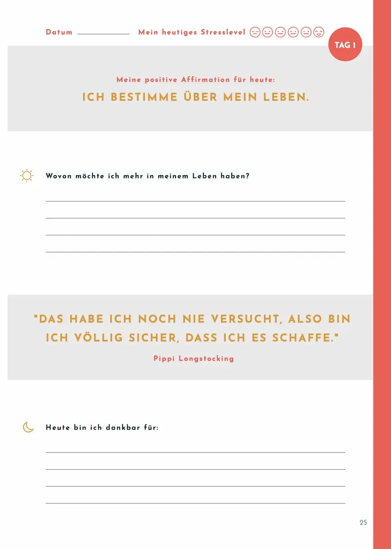 Das Stress-Journal (Digital Deutsch)