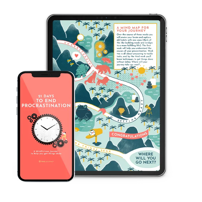 The Procrastination Guided Journal Bundle (2 digital books)