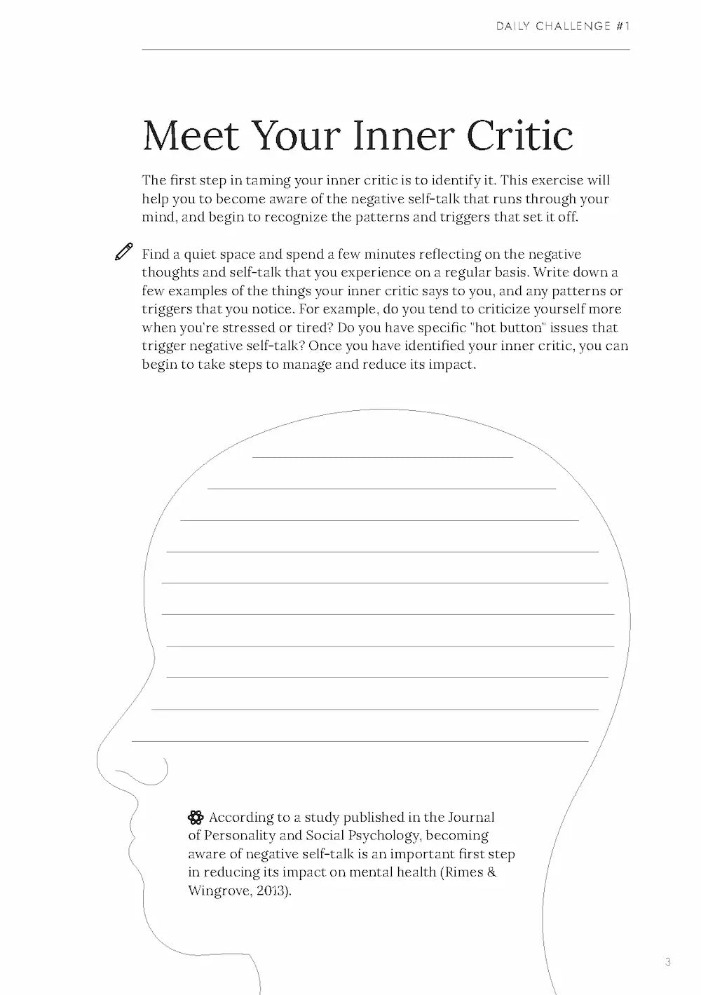 Webinar + Digital Book - "7 Days to Tame Your Inner Critic"