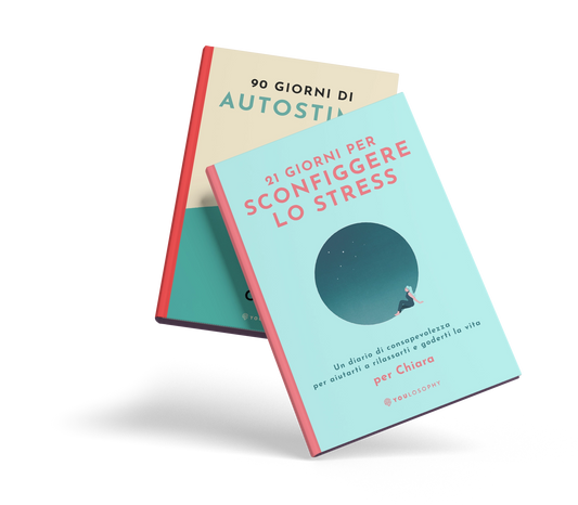 Bundle del Diario dello stress (2 libri personalizzati con copertina rigida)