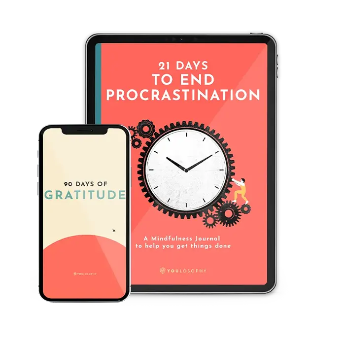 The Procrastination Guided Journal Bundle (2 digital books)