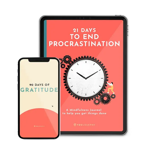 The Procrastination Guided Journal Bundle (2 digital books)