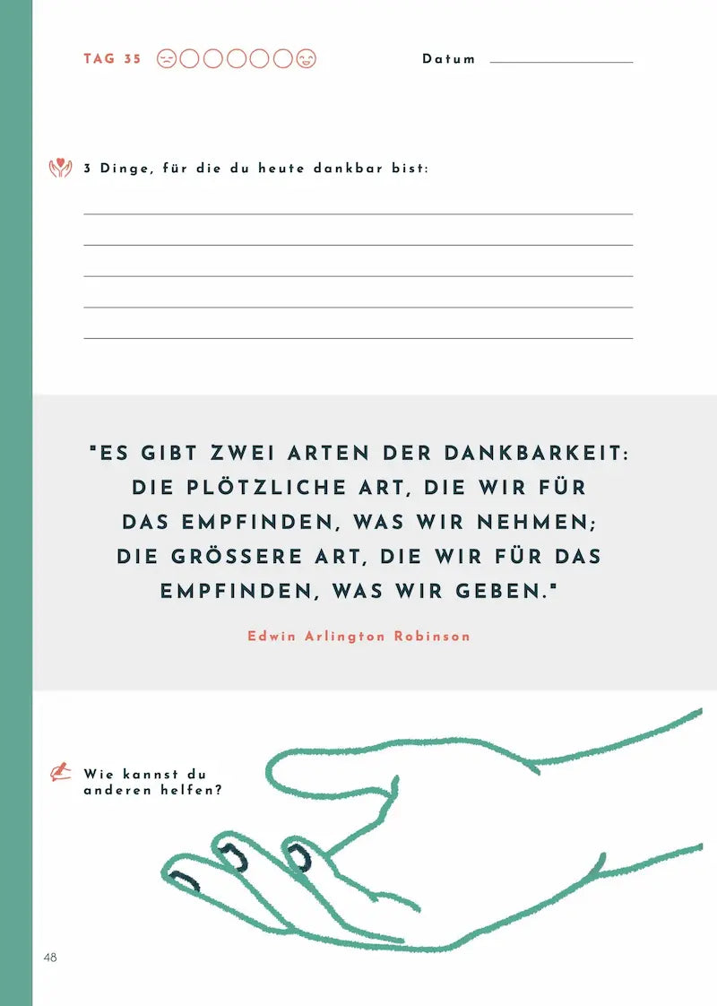 Das Dankbarkeits-Tagebuch (digital Deutsch)